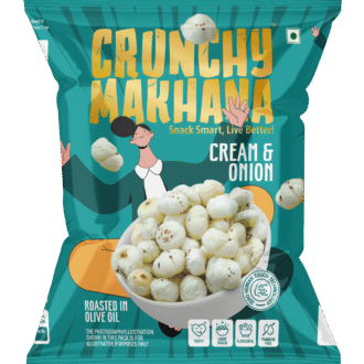 Crunchy Makhana Cream and Onion