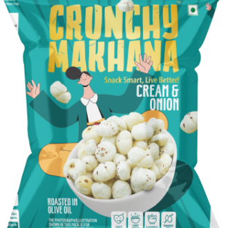 Crunchy Makhana Cream & Onion