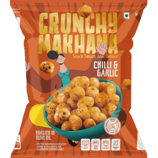 Crunchy Makhana Chilli & Garlic