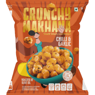 Crunchy Makhana Chilli & Garlic