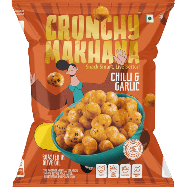 Crunchy Makhana Chilli & Garlic