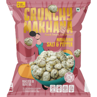 Crunchy Makhana Salt and Pepper